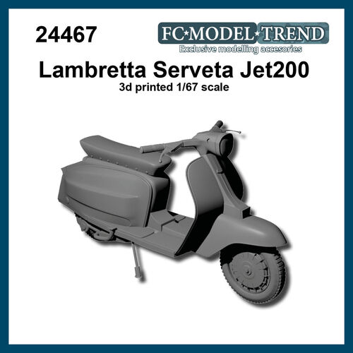 24467 Lambretta Servetta Jet200, 1/24 scale.