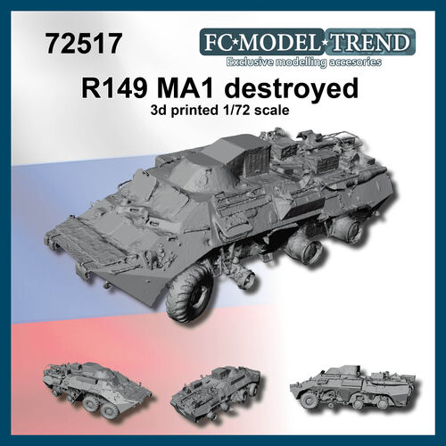 72517 R149 MA1 destroyed, 1/72 scale.