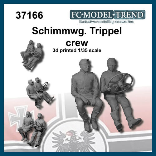 37166 Tripulacin para Schwimwg. Trippel, escala 1/35.