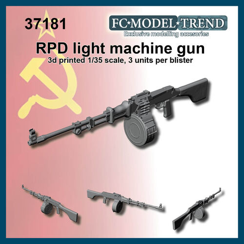 37181 RPD light machine gun, 1/48 scale.