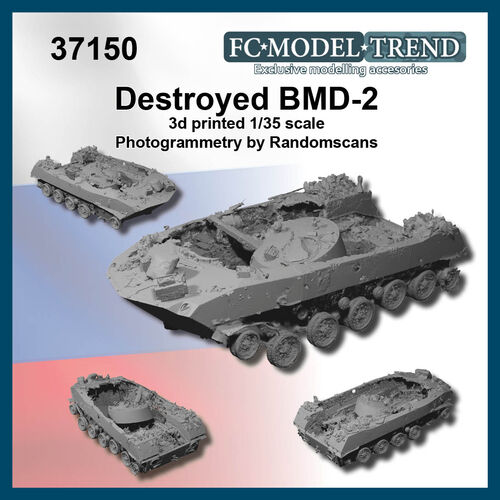37150 BMD-2 destroyed, 1/35 scale.