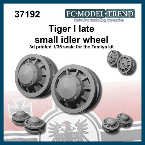 37192 Tiger late small idler wheel, 1/35 scale.
