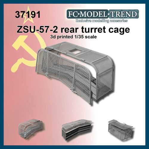 37191 ZSU-57-2 rear basket, 1/35 scale.