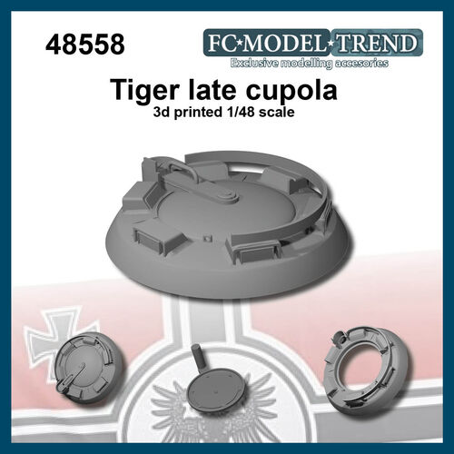 48558 tiger late cupola, 1/48 scale.