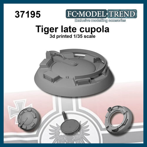 37195 Tiger late cupola, 1/35 scale.