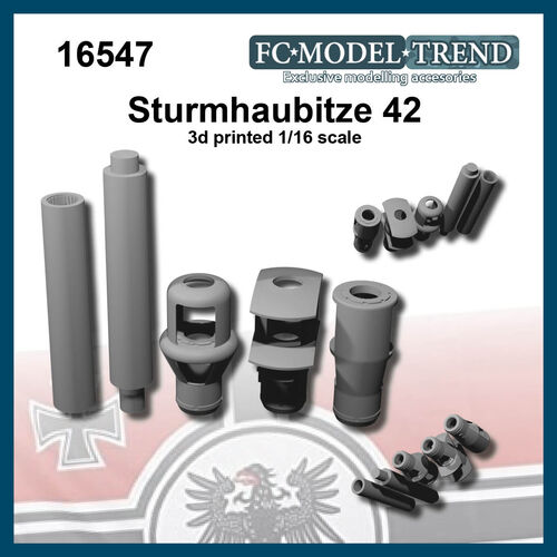 16547 Sturmhaubitze 42, escala 1/16.