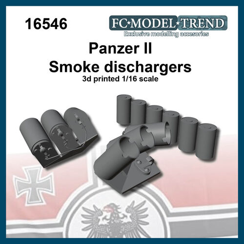 16546 Panzer III smoke dischargers, 1/16 scale.