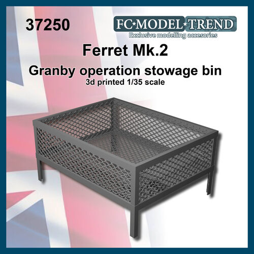 37250 Ferret Granby operation, rear stowage bin. 1/35 scale.