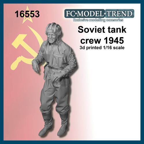 16553 Soviet tank crew 1945, 1/16 scale.