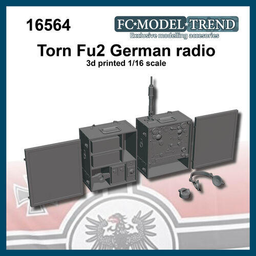 16564 German Torn Fu2 radio WWII, 1/16 scale.
