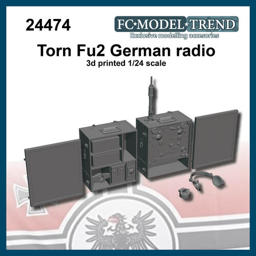 24474 Radio alemana Torn Fu2 WWII, escala 1/24.