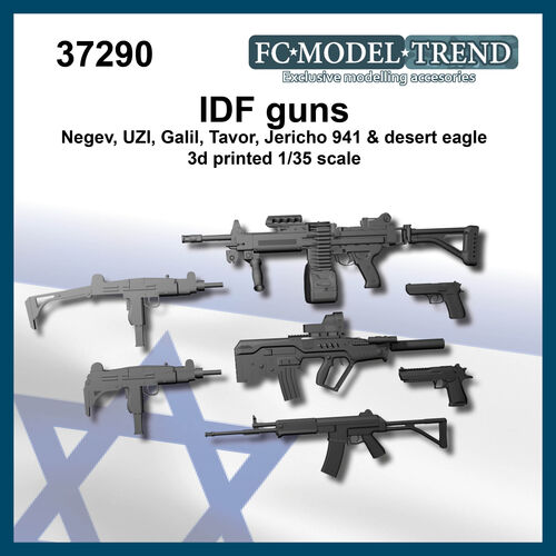 37290  Armas porttiles IDF, escala 1/35.