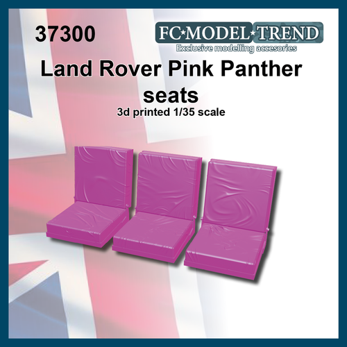 37300 Land Rover Pink pather seats, 1/35 scale.
