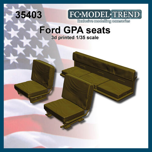 35403 Ford GPA seats, 1/35 scale.