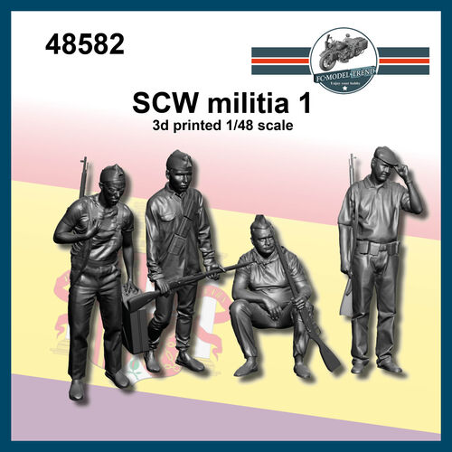 48582 SCW militia, 1/48 scale.