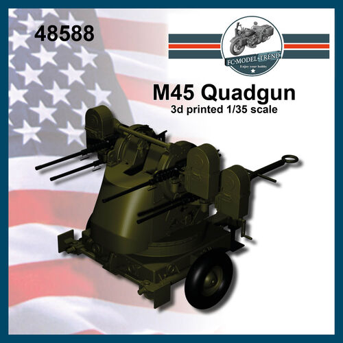 48588 M45 Quadgun, escala 1/48.