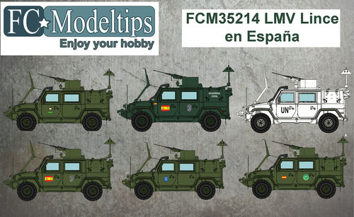 35214 Decals for LMV Lince in Spain