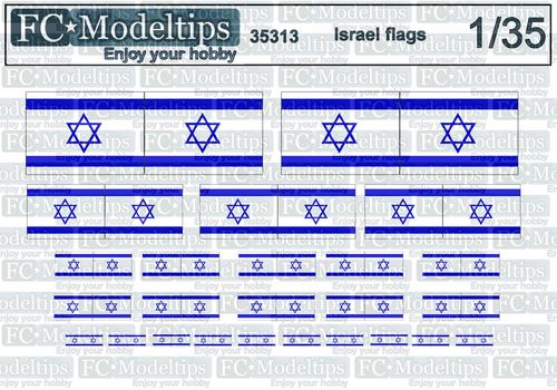 35313 Israel flags 1/35 scale