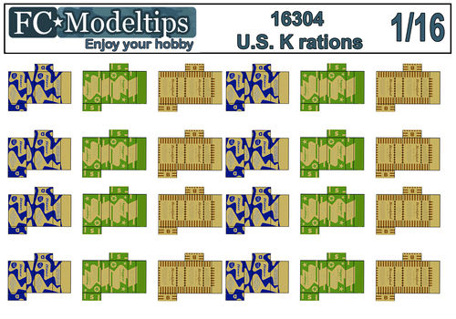 16304 U.S. K rations, 1/16 scale