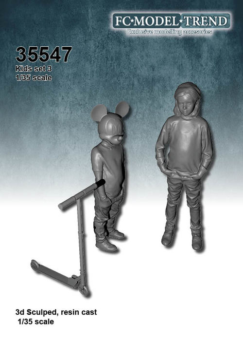 35547 Kids, set 3, 1/35 scale