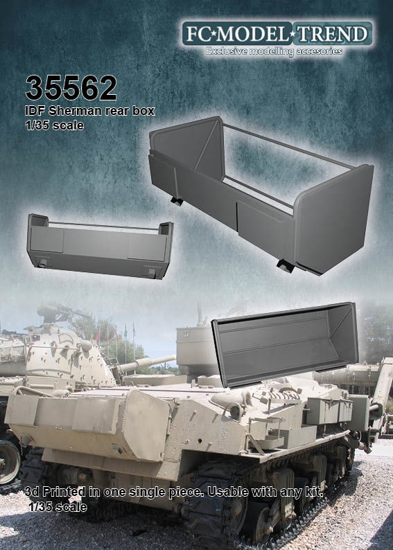 35562 Shermans IDF trasero, escala 1/35 -