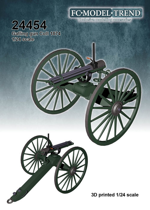 24454 Gatling gun Colt 1874, 1/24 scale