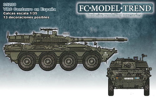 35230 VCI Centauro en Espaa, calcas escala 1/35