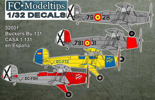 32001 Bcker B 131 & CASA 1131 in Spain, 1/32 scale