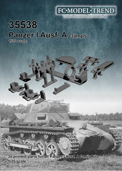 35538 Anclajes para herramientas Panzer I Ausf. A