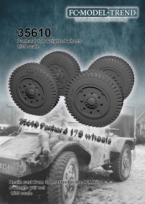 35610 Panhard 178 Weighted wheels