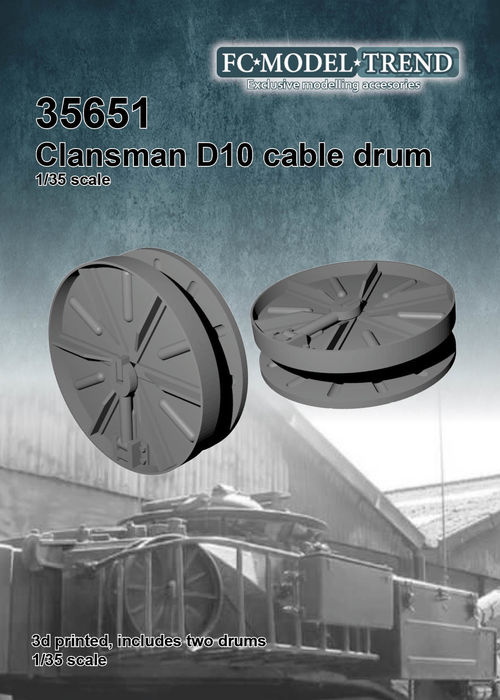 35651 Clansman D10 tambor de cable