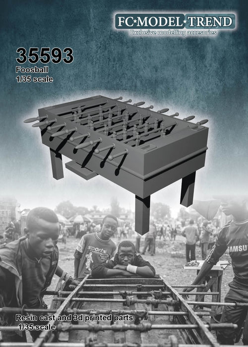 35593 Foosball table, 1/35 scale