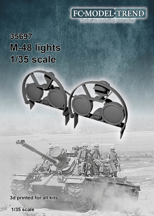 35697 Luces para el m-48, escala 1/35