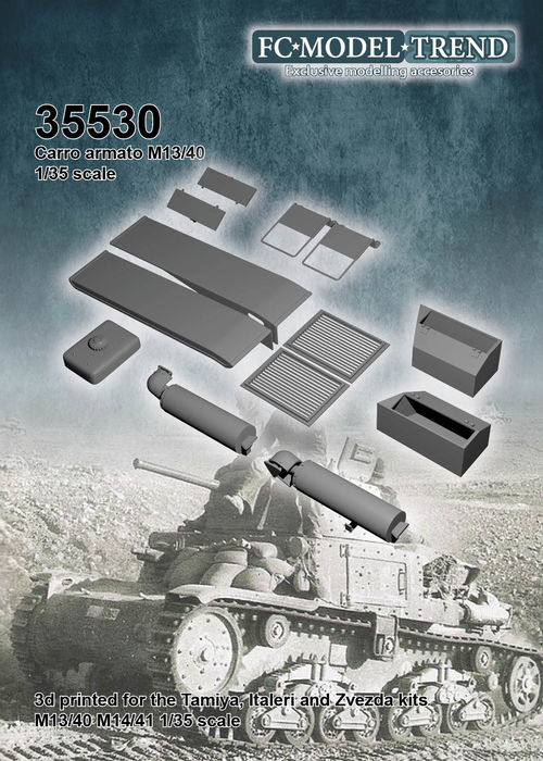 35530 Details for the Carro armato M13/40, 1/35 scale