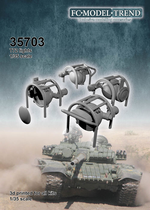 35703 T-72 lights, 1/35 scale