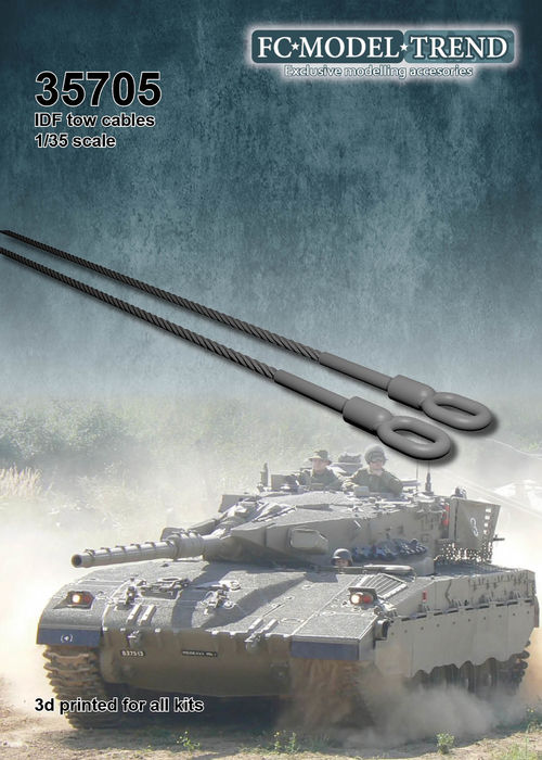 35705 Achzarit, towing cable, 1/35 scale