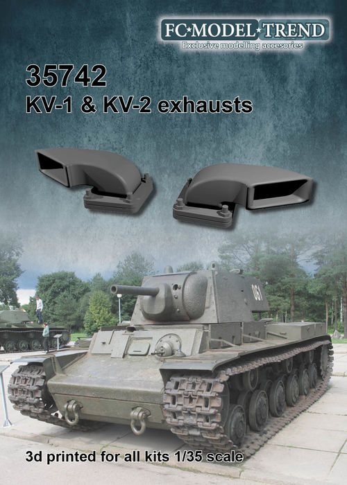 35742 Escapes para KV-1/2, escala 1/35