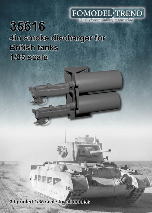35616 British WWII AFV smoke grenades launcher, 1/35 scale