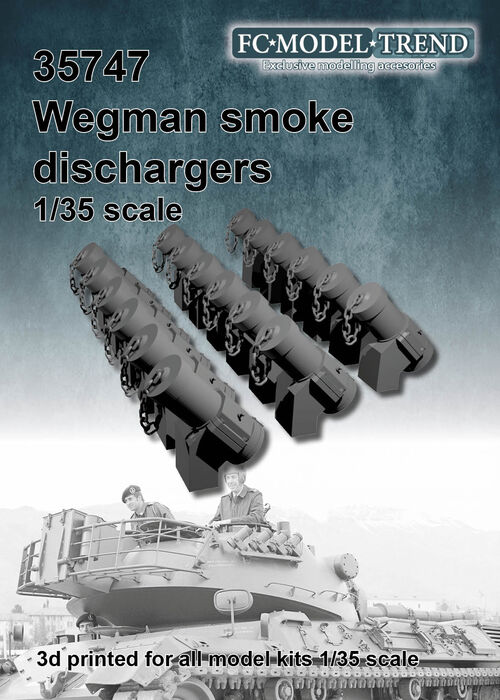 35747 Wegman smoke dischargers, 1/35 scale