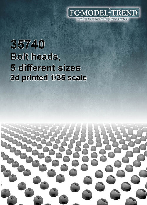 35740 Bolt heads, 1/35 scale