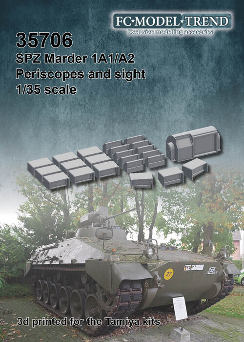 35706  Marder 1A1 periscopes,  1/35 scale