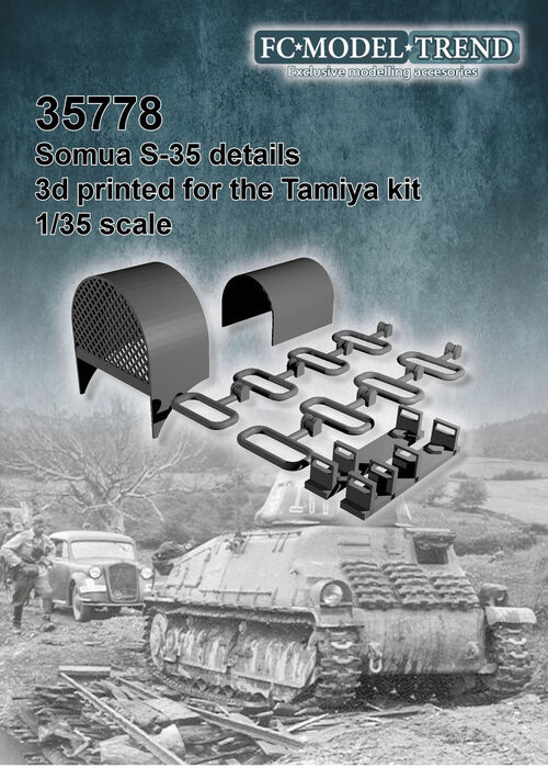 35778 Somua S35 details, 1/35 scale