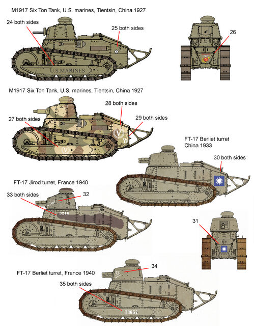 16201 Calcas para el FT-17 escala 1/16