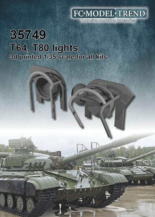 35749 T-64 & T-80 luces, escala 1/35