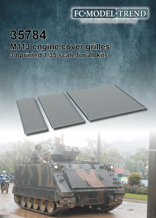 35784 M113 mesh grilles, 1/35 scale