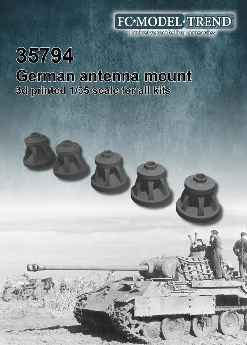 35794 panzer antenna bases, 1/35 scale