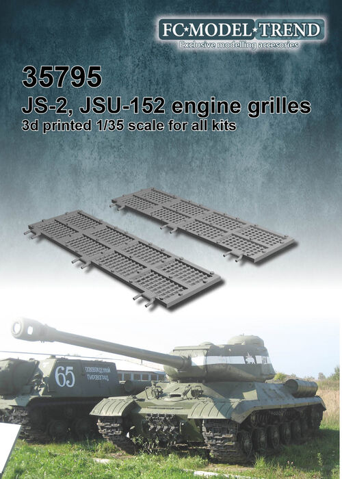 35795 JS2/JSU152 mesh grilles, 1/35 scale