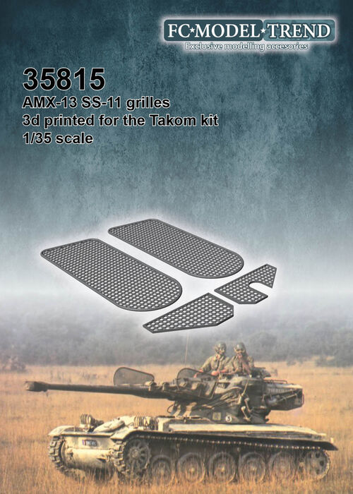 35815 AMX-13 SS-11 meshes, 1/35 scale