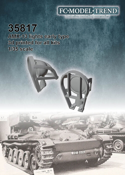 35817 AMX-13 luces, modelos tempranos, escala 1/35