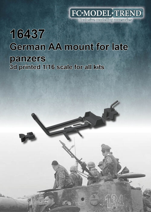 16437 AA mount for MG-34, 1/16 scale